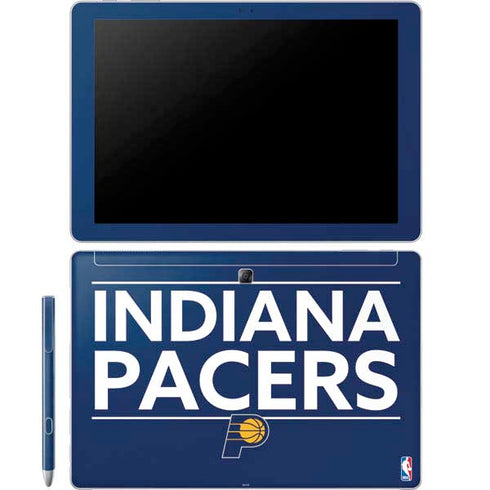 NBA Indiana Pacers Standard - Blue Galaxy Book 12in Skin